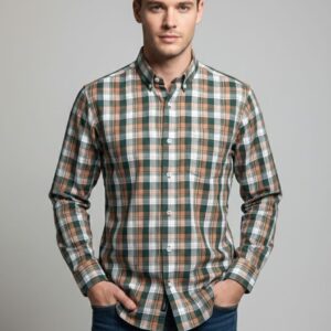 100% cotton checks Regular fit shirt