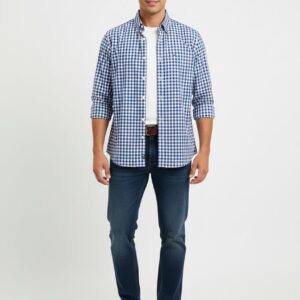 100% cotton checks Regular fit shirt