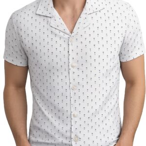 100% cotton Printed Regular fit shirt