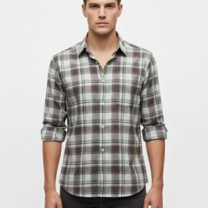 100% cotton checks Regular fit shirt