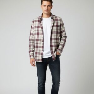 100% cotton checks Regular fit shirt