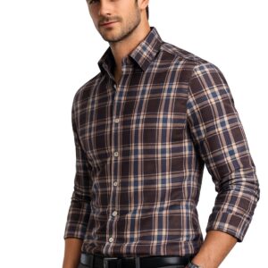 100% cotton checks Regular fit shirt