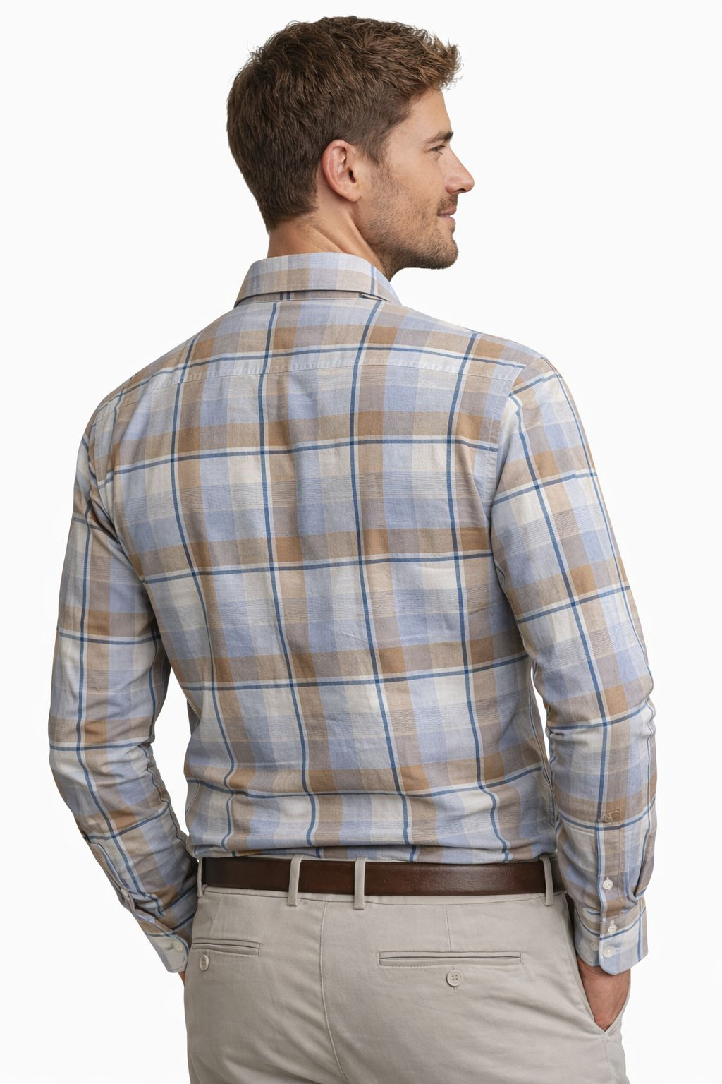 100% cotton checks Regular fit shirt - Image 3