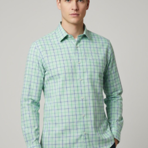 100% cotton checks Regular fit shirt