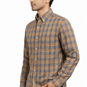 100% cotton checks Regular fit shirt