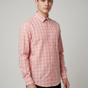 100% cotton checks Regular fit shirt