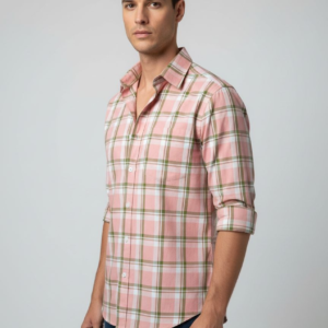 100% cotton checks Regular fit shirt