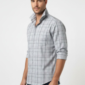 100% cotton checks Regular fit shirt