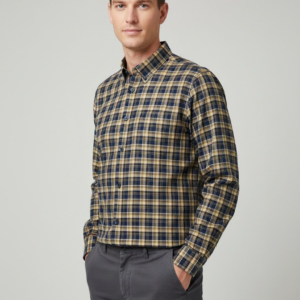 100% cotton checks Regular fit shirt